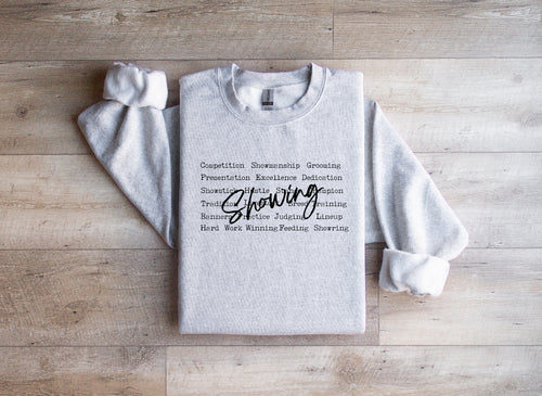 Youth -showing -crewneck- multiple colours
