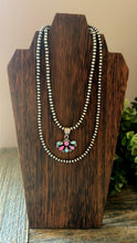 Load image into Gallery viewer, “Magnolia” HANDMADE STERLING SILVER COTTON CANDY PENDANT
