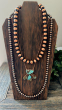 Load image into Gallery viewer, 10MM -Copper PEARL BEADED NECKLACE