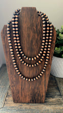 Load image into Gallery viewer, 8MM -Cooper PEARL BEADED NECKLACE