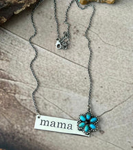 Load image into Gallery viewer, HANDMADE STERLING SILVER MAMA COLLECTION KINGMAN TURQUOISE NECKLACE