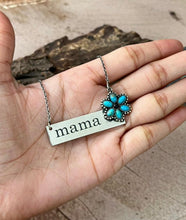 Load image into Gallery viewer, HANDMADE STERLING SILVER MAMA COLLECTION KINGMAN TURQUOISE NECKLACE