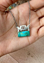 Load image into Gallery viewer, HANDMADE STERLING SILVER MOM COLLECTION KINGMAN TURQUOISE NECKLACE