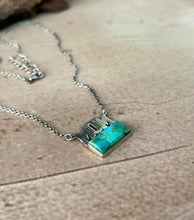 Load image into Gallery viewer, HANDMADE STERLING SILVER MOM COLLECTION KINGMAN TURQUOISE NECKLACE