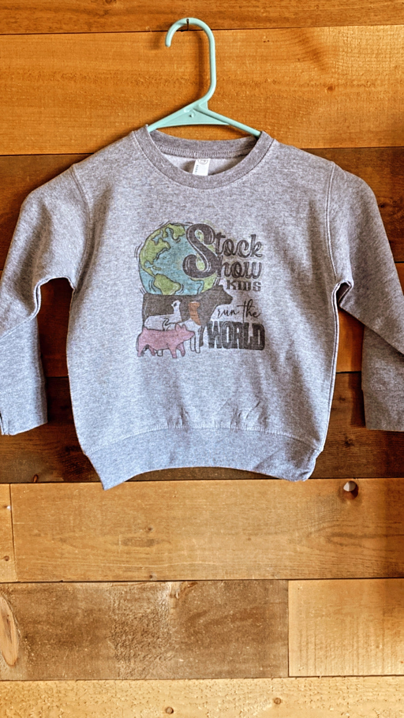 Stock show kids -youth crew & hoodie
