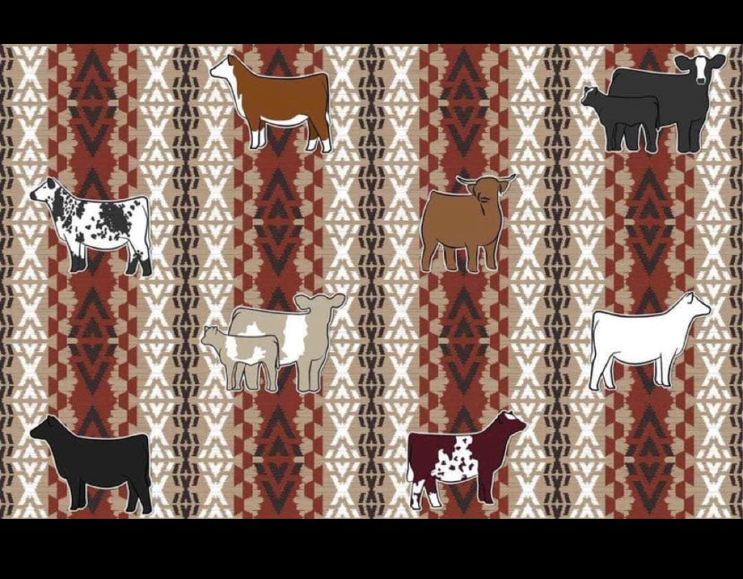 Multi breed beach towel