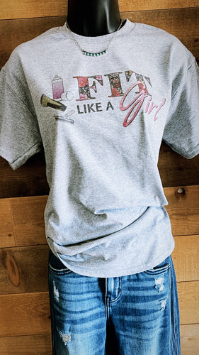 Fit like a girl - tshirt