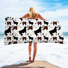 Load image into Gallery viewer, Steer -# 1  beach towel