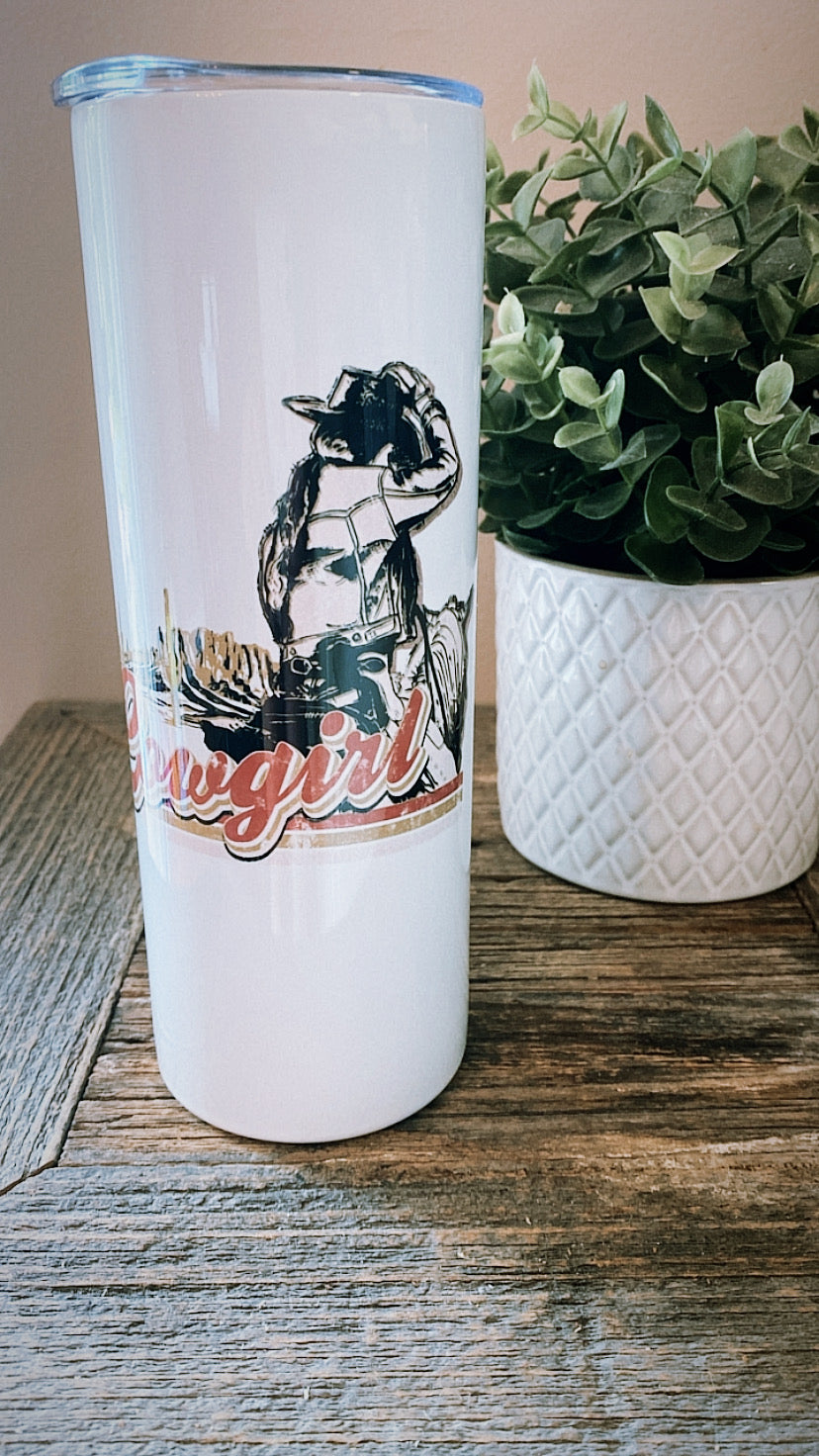 Cowgirl tumbler