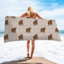 Load image into Gallery viewer, Highland beach towel