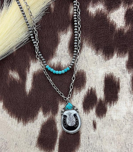 Western cowgirl necklace