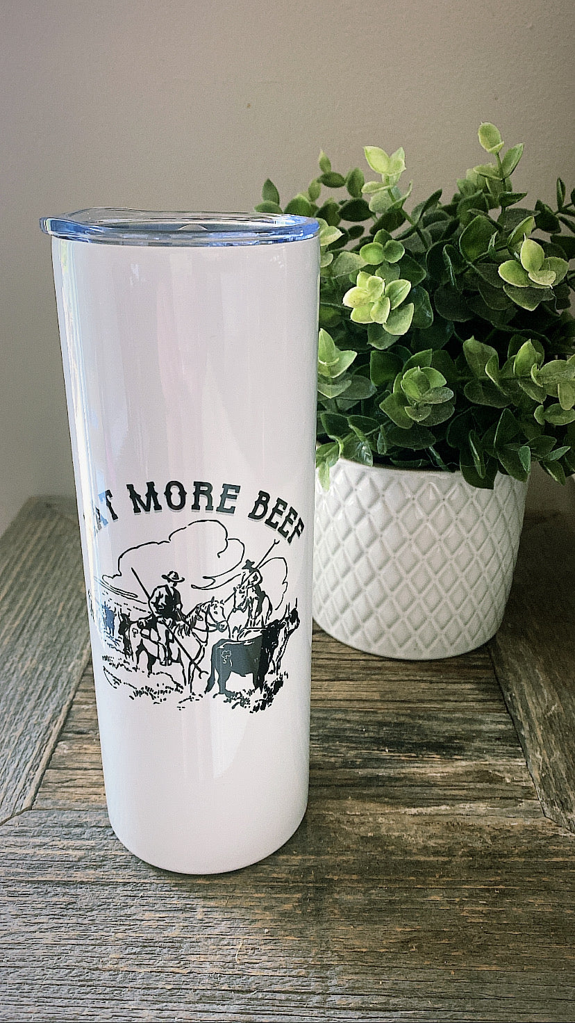 Eat more beef tumbler
