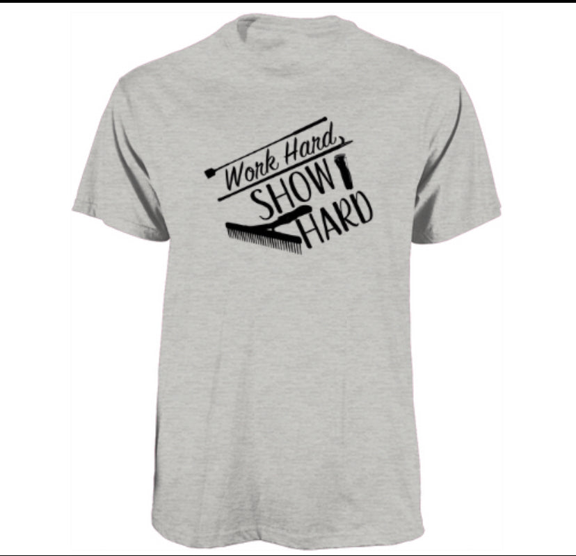 Work hard show hard tshirt -youth