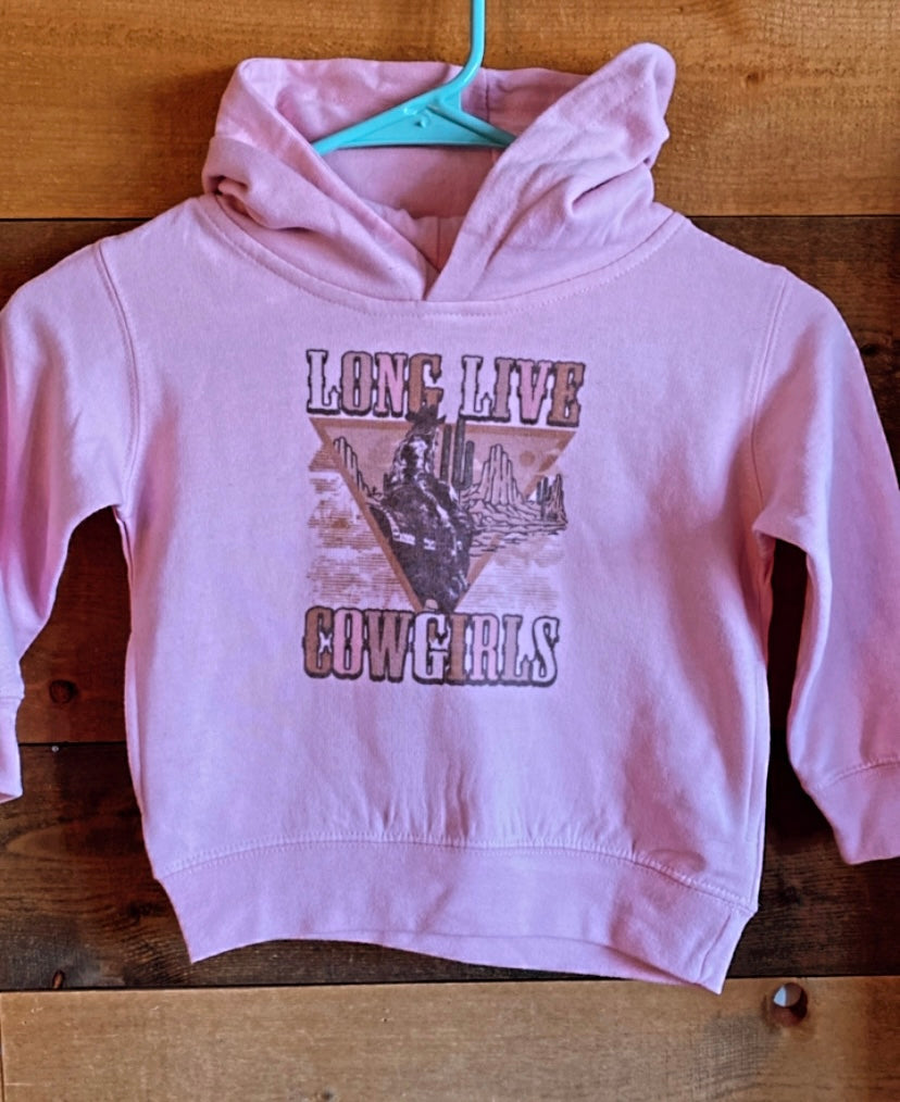 Long live cowgirls -crewneck & hoodie - toddler