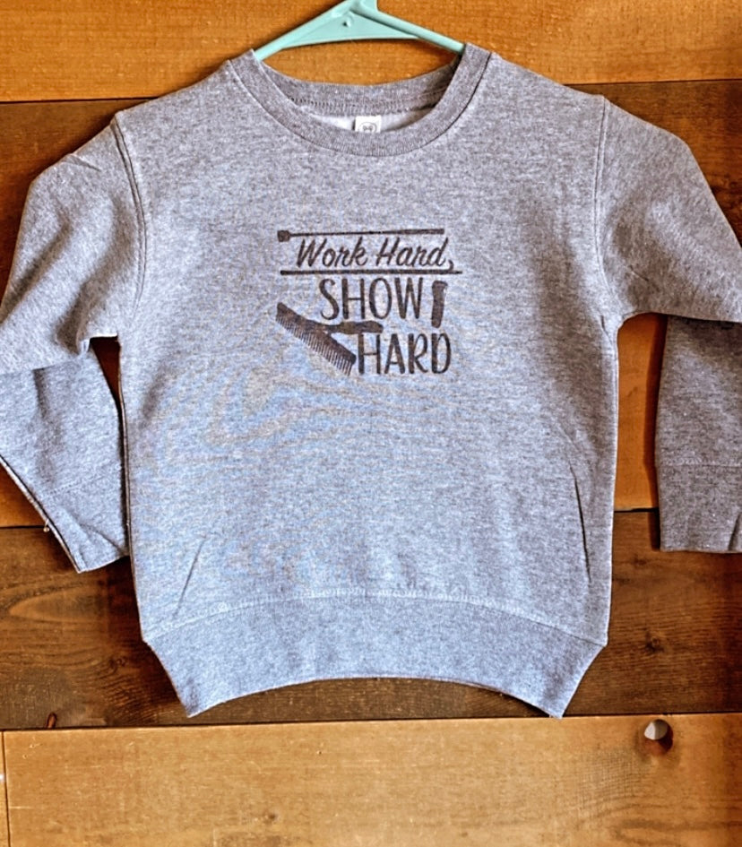 Work hard show hard - youth crew & hoodie