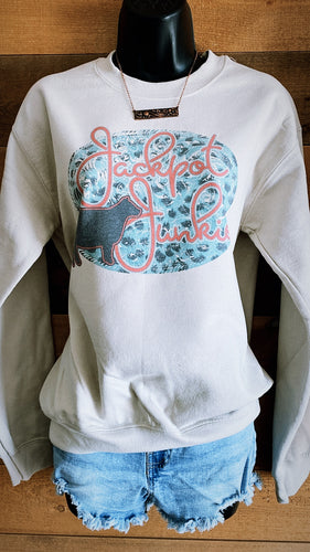 Jackpot junkie-crewneck