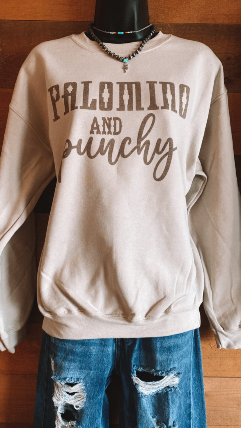 Palomino & Punchy crewneck