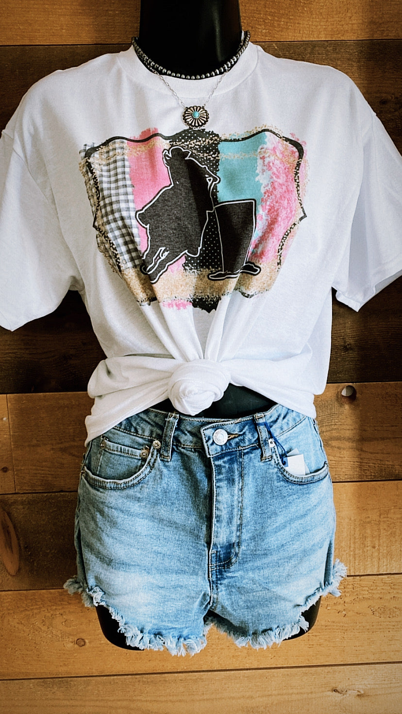 Barrel racer -tshirt
