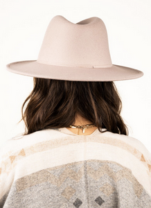 Down From Dover felt hat - ash taupe