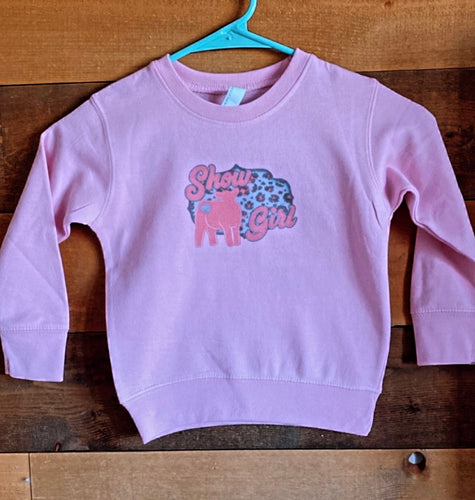 Show girl- crewneck & hoodie - toddler