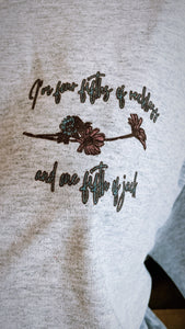 Wild flowers & wild horses-crewneck