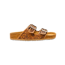 Load image into Gallery viewer, Footo Western Hand -Tooled Sandals