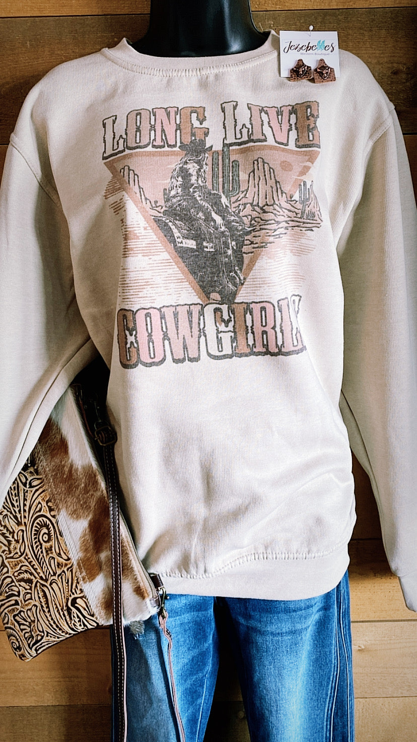 Long Live Cowgirls- crewneck