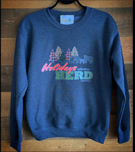 Load image into Gallery viewer, Holidays with the herd Crew Neck Sweatshirt -Jezebelles Exclusive