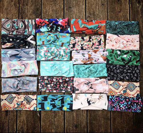 Twisty headwraps -various prints