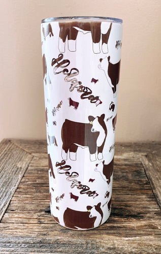 Happily Hereford tumbler