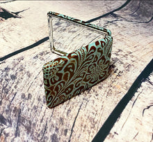 Load image into Gallery viewer, Tooled leather compact Mirror