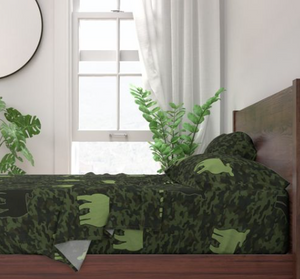 Camo Steer Sheet Set