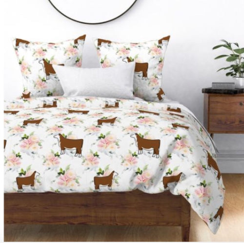 Floral Hereford (light)-Duvet Set