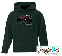 Load image into Gallery viewer, Heifer Christmas hoodie-youth