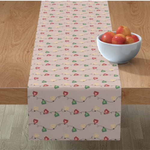 Tag lights Table Runner -various length