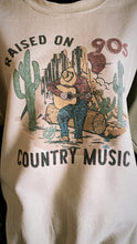 Load image into Gallery viewer, Raised on 90s country -crewneck