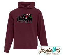 Load image into Gallery viewer, Heifer Christmas Hoodie-adult