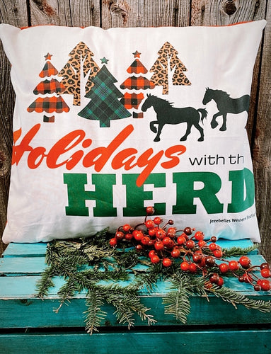 Holidays with the herd - Jezebelles exclusive pillow collection