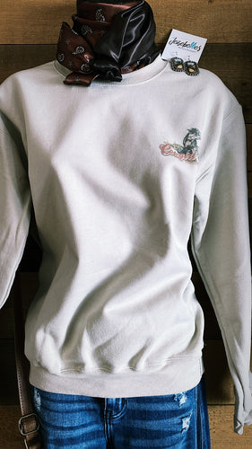 Busy Doing Cowgirl Shit- Double sided crewneck