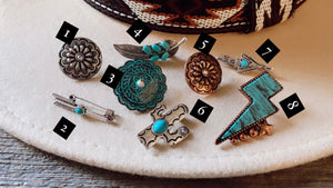 Hat pins -multiple styles