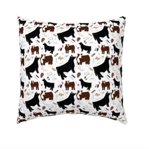 Steer print #1 - beef pillow