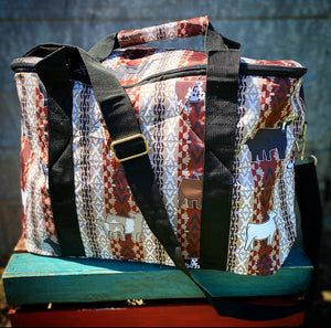 Box Cooler Totes-multi breed Aztec