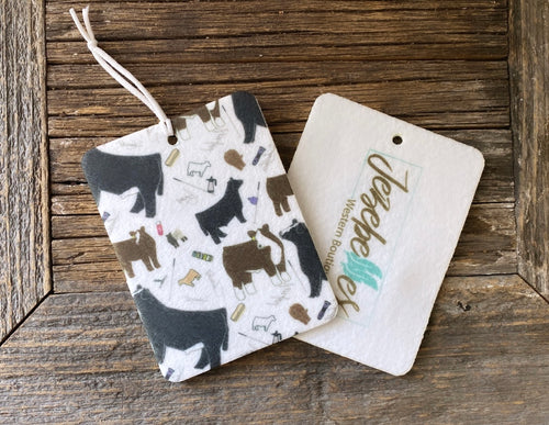 Hanging air fresheners-steer # 1