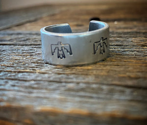 Wide stamped rings- multiple designs