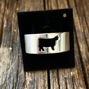 “Posh” Heifer Ring -sterling silver