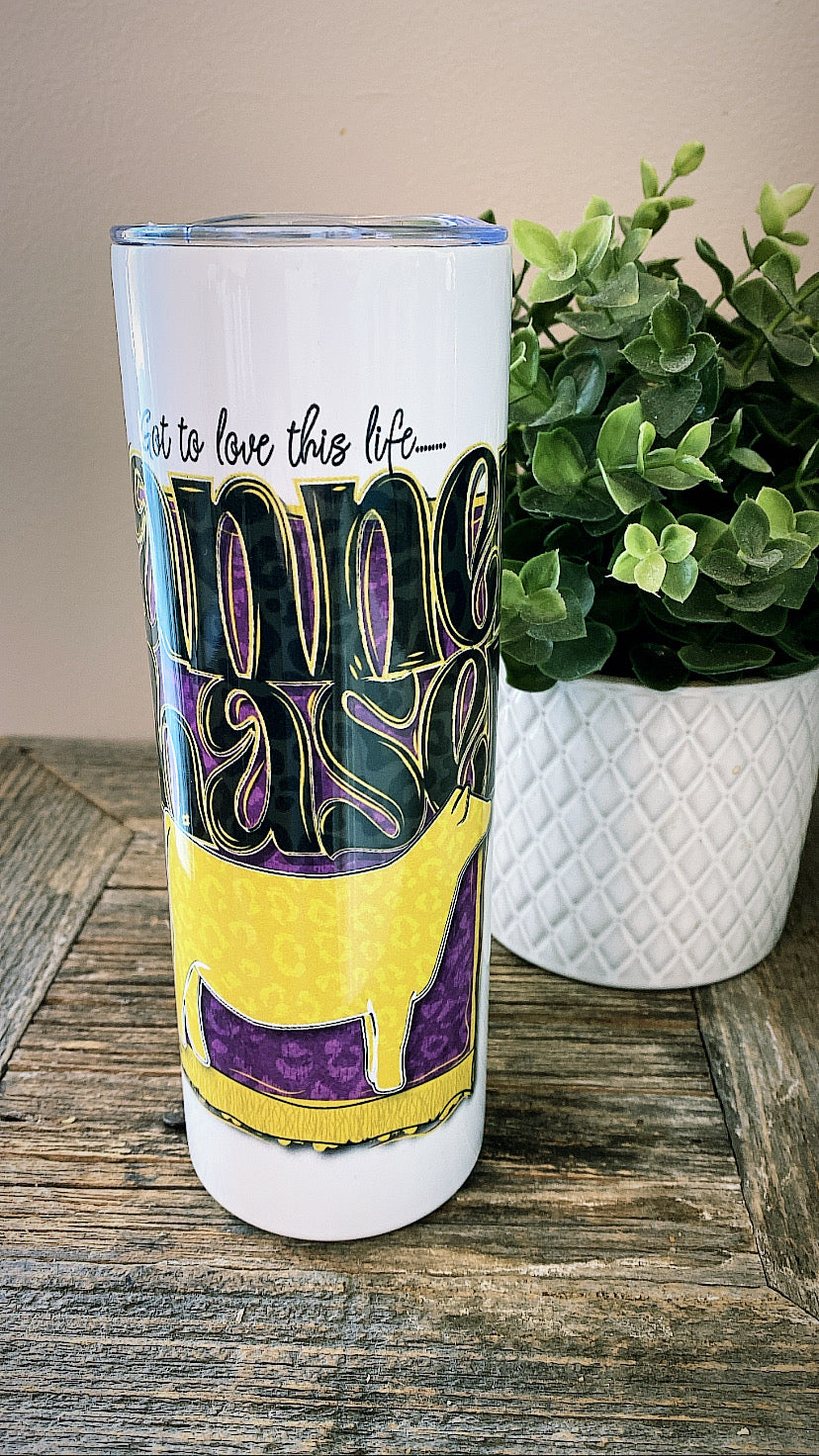 Banner chaser  tumbler