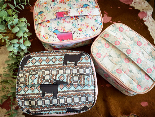 Travel/ make up bags (multiple prints)