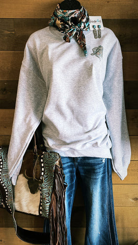 Getting Dirty Looks-Double sided crewneck