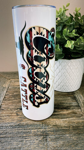 Coors & cattle tumbler