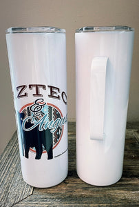 Aztec and angus handled tumbler